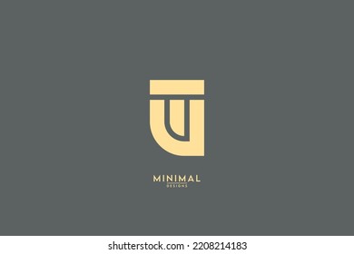 Abstract UT, TU Letters Logo Monogram icon.