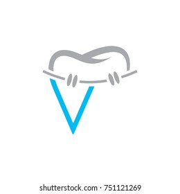 Abstract V Orthodontics Logo