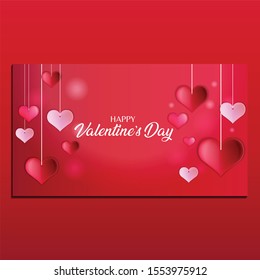 Abstract Valentine background 2 for landing page, website Page, website Banner, flyer, and cover