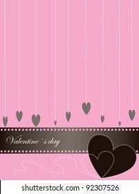 Abstract Valentine Background.