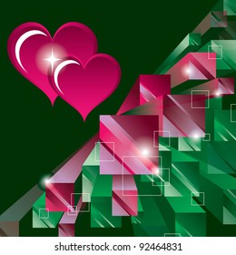 Abstract Valentine Background. Eps10 Format.