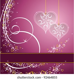 Abstract Valentine Background. Eps10 Format.