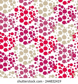 Abstract valentine background with hearts