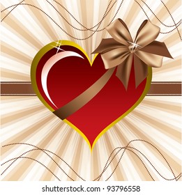 Abstract Valentine Background. Hearts.