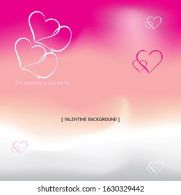 abstract valentine background with love