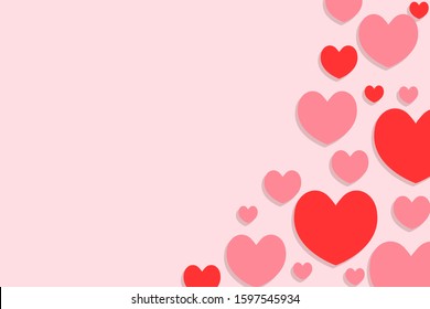 abstract valentine background love design