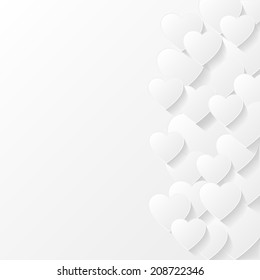 Abstract valentine background. Vector illustration. 