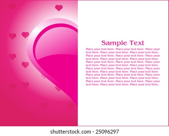 abstract valentine card illustration