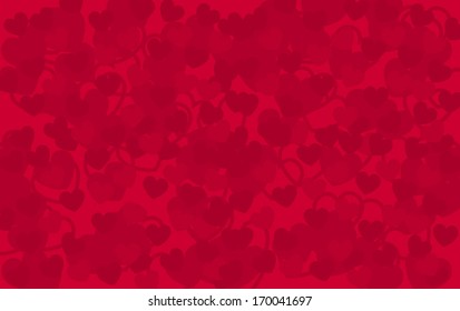 Abstract valentine card vector