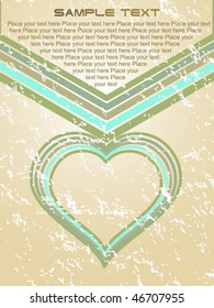 abstract valentine card, vector illustration