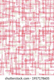 Abstract valentine Checked Graphic Dotted pattern. pink and beige texture background