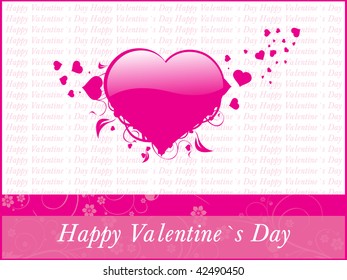 abstract valentine day background illustration