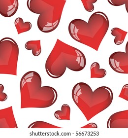 Abstract Valentine days background frame. Vector illustration.