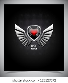 Abstract valentine days background, vector illustratione eps 10