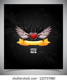 Abstract valentine days background, vector illustratione eps 10