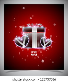 Abstract valentine days background, vector illustratione eps 10