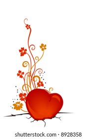 Abstract Valentine Design - Vector