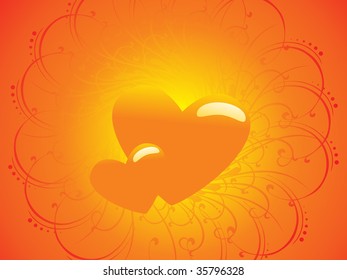 abstract valentine heart