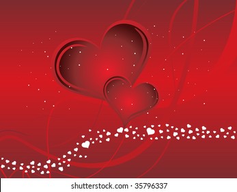 abstract valentine heart