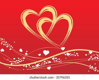 abstract valentine heart