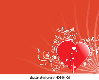 abstract valentine heart