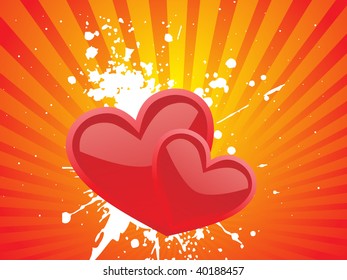 corazón valentino abstracto