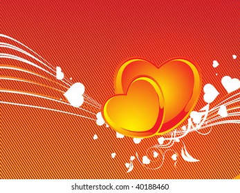 abstract valentine heart