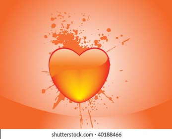 abstract valentine heart