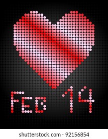 Abstract Valentine Heart background
