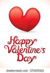 abstract valentine heart background vector illustration