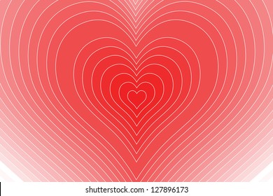 Abstract valentine hearts background.