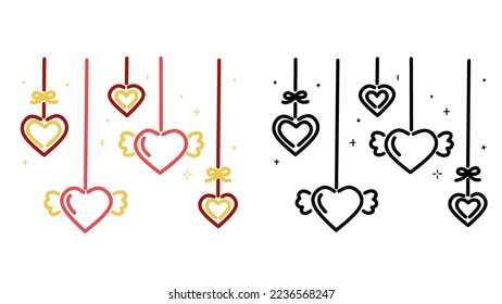 abstract valentine icon vector illustration suitable for valentines theme, celebration gift, holiday template, sticker