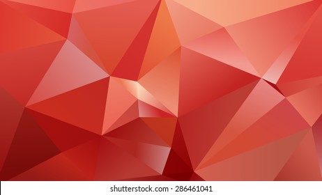 Abstract Valentine Low Poly Background