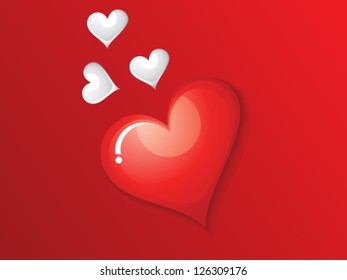 abstract valentine wallpaper vector illustration