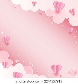Abstract Valentine's Day Background with beautiful color