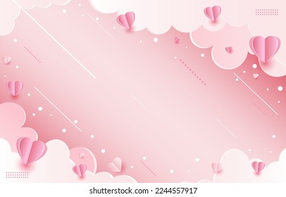 Abstract Valentine's Day Background with beautiful color