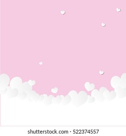 Abstract for Valentines Day Background Design. Vector Illustration.