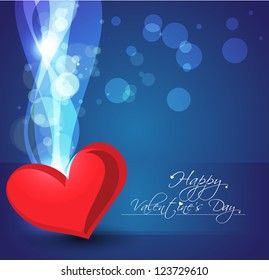 Abstract valentine's day background with hearts, eps10