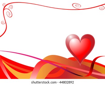 abstract valentine's day background with place for text