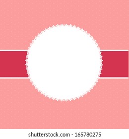 Abstract Valentine`s day background vector illustration