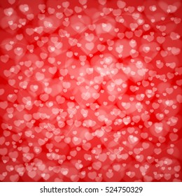Abstract Valentine's Day hearts as a background for your design