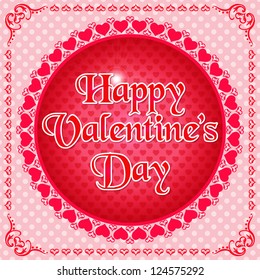 Abstract Valentine's day vector design / Modern Valentine's day pattern vector design