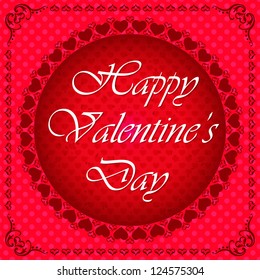 Abstract Valentine's day vector design / Modern Valentine's day pattern vector design