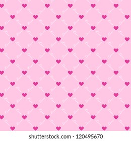 abstract Valentines day vector pattern background
