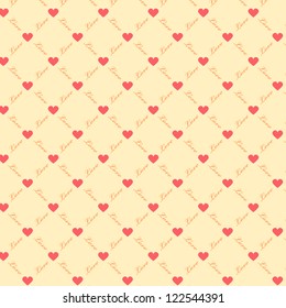 abstract Valentines day vector pattern background