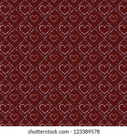 abstract Valentines day vector pattern background
