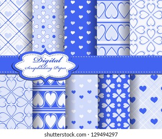 abstract Valentines day vector pattern background