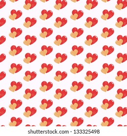 abstract Valentines day vector pattern background