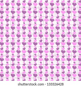 abstract Valentines day vector pattern background