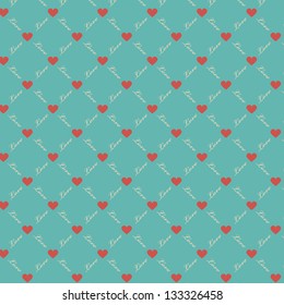 abstract Valentines day vector pattern background